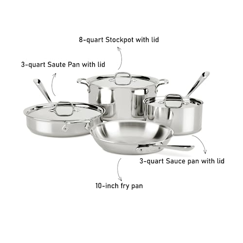 3-Ply Stainless Steel 10 Piece Cookware Set Y551