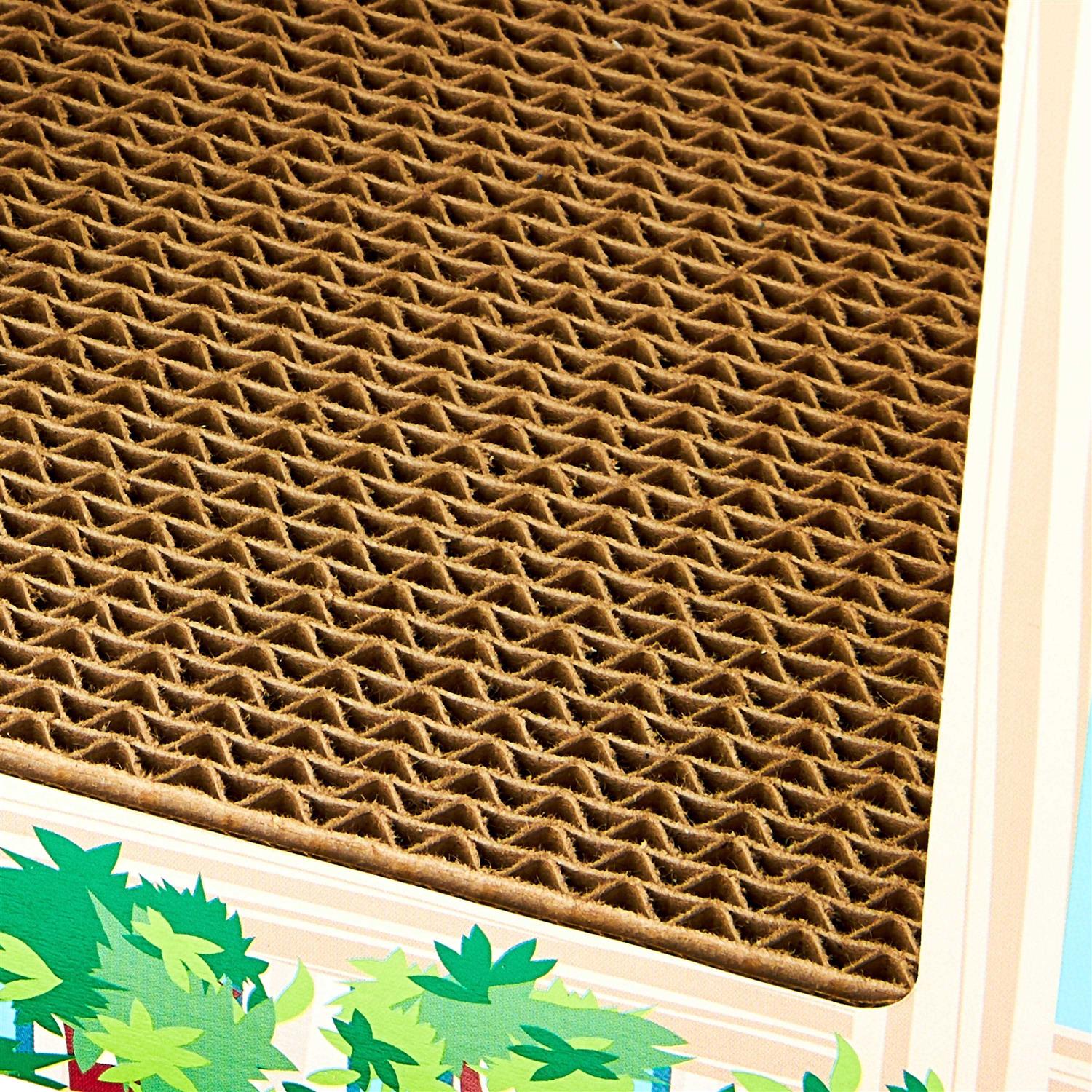 Corrugated Paper Cat Scratch House W761844