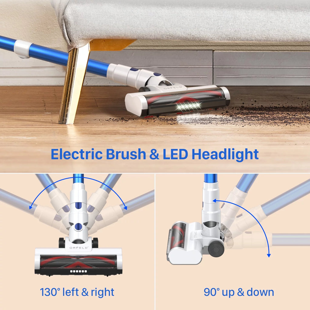 Cordless Vacuum Cleaner with 2200mAh Battery C802