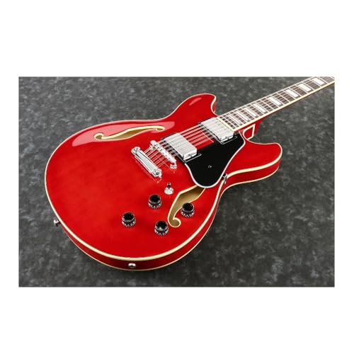 Transparent Cherry Red Semi-Hollow 12-String Electric Guitar P97110