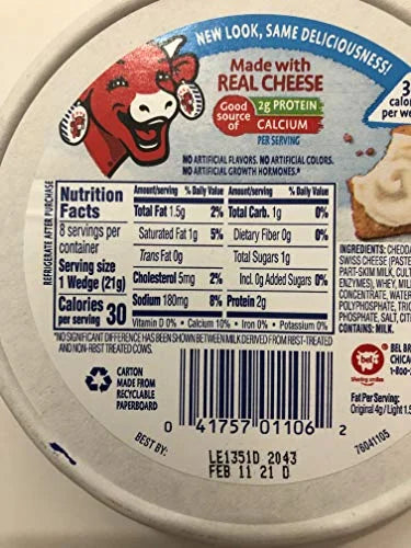Spreadable Cheese Wedge Variety Pack P824