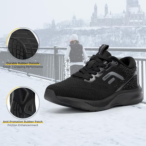 Mens Wide Width Walking Sneakers with Arch Support Q6047