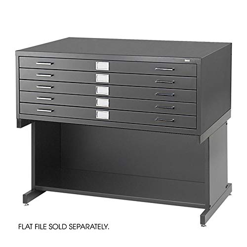 White 5-Drawer Flat File W16737