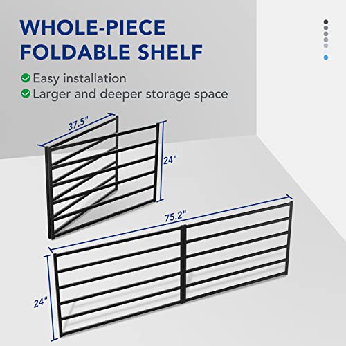 2-Pack Heavy Duty Garage Storage Shelving, 1600lbs Weight Capacity R701819