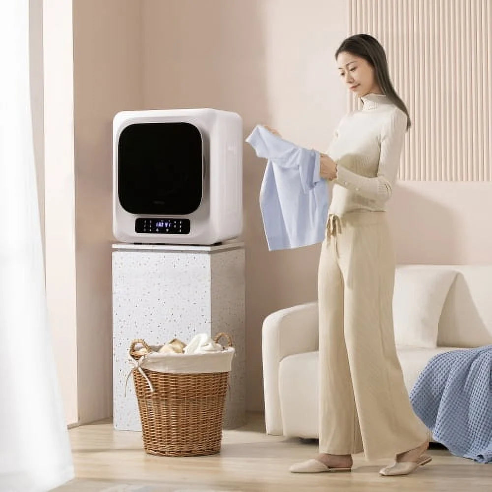 White 850W Portable Electric Tumble Dryer S4003