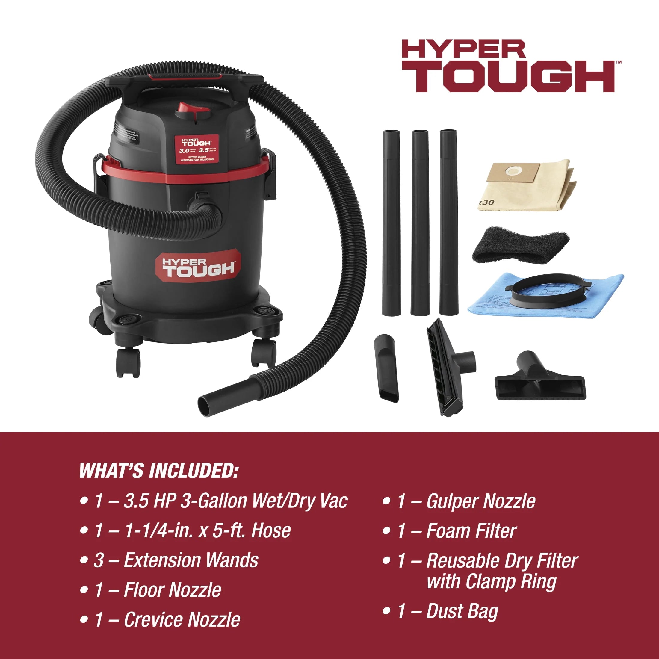 3 Gallon Wet Dry Vac Z4031